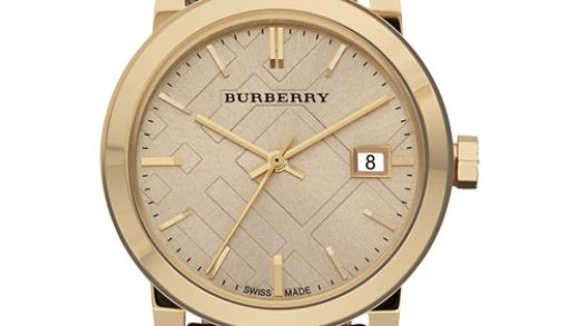 2022122906573156 520x293 - BURBERRY巴寶莉時尚經典格紋優雅金色女錶BU9111￥1050