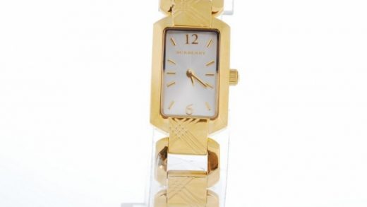 2022122910501421 520x293 - 博柏利BURBERRY (巴寶莉) 英倫風情時尚鍍金流行時裝方形石英鋼帶女錶 BU4213￥882