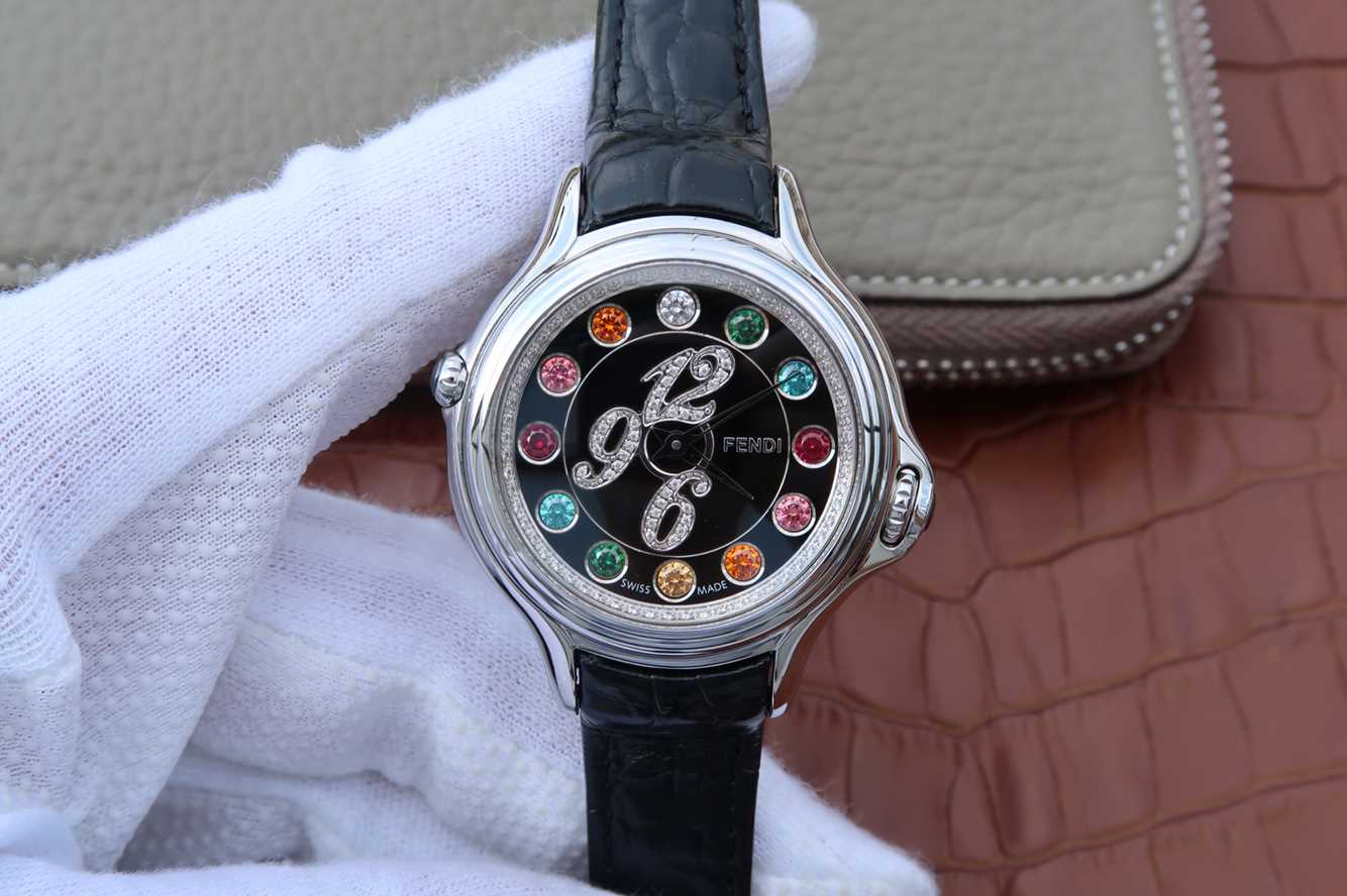 2022122915390774 - XF復刻芬迪變色珠寶女士手錶（Fendi）CrazyCarats全新腕錶繫列全新腕錶￥1790