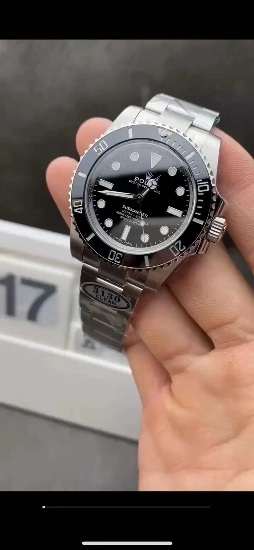 2024052608273150 - Clean廠/C廠 勞力士124060 submariner 無歴黑水鬼41mm